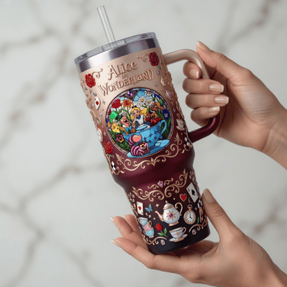 Premium ALW 40oz Tumbler With Handle TNSM