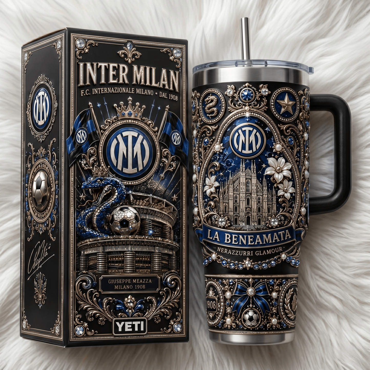 Premium INT 40oz Tumbler With Handle TNSM