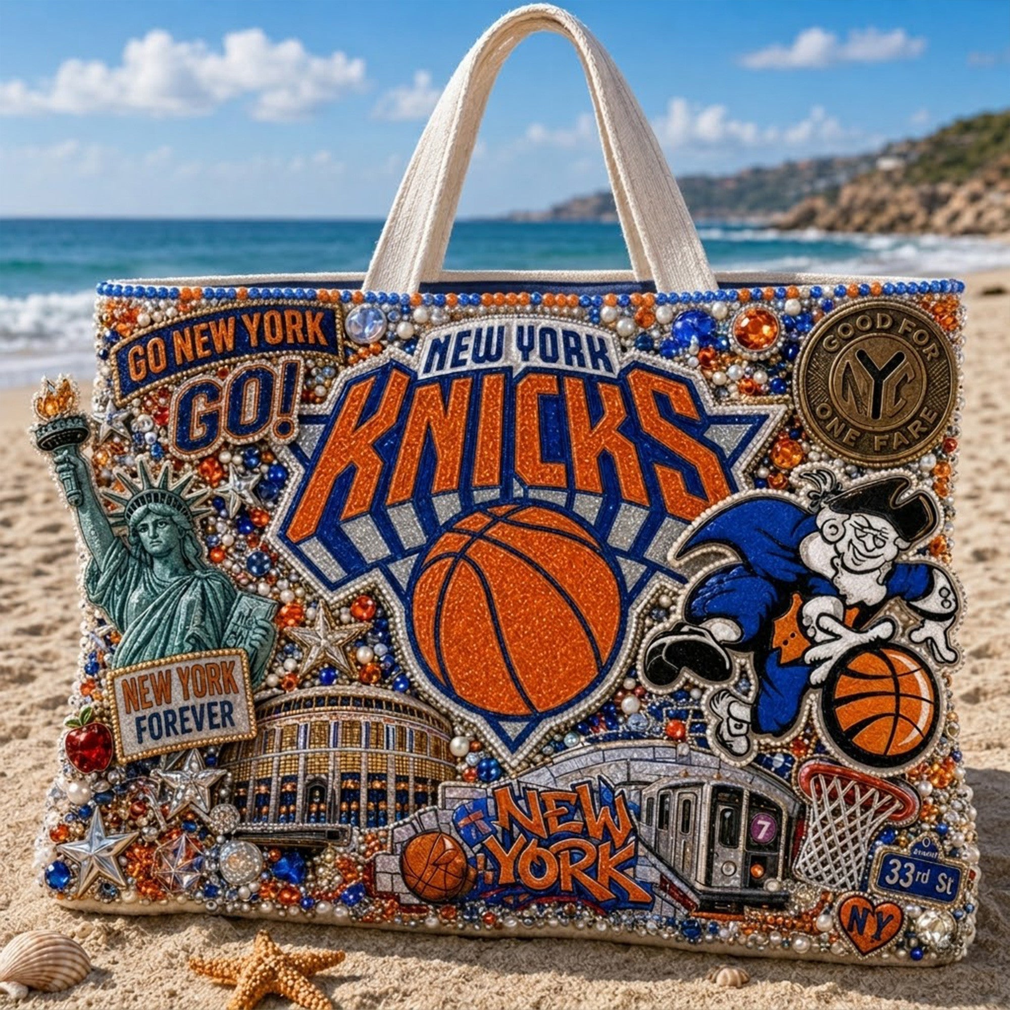 NYK Summer Vibes Tote Bag HQH