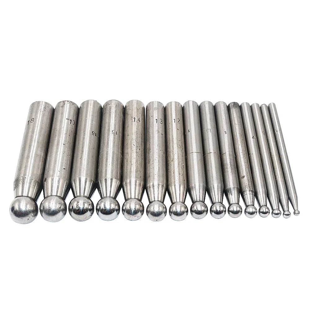 PHYHOO High quality Round Head Punching Dirll Gold Silver Copper Bells Jewelry Making Tools