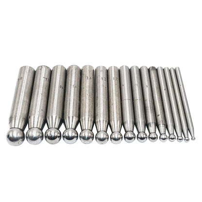 PHYHOO High quality Round Head Punching Dirll Gold Silver Copper Bells Jewelry Making Tools