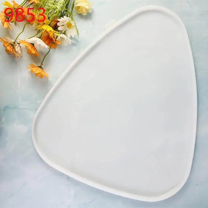 Large Triangle Silicone Mold River Table Ornament DIY Crystal Epoxy Resin Molds