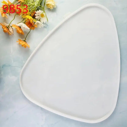 Large Triangle Silicone Mold River Table Ornament DIY Crystal Epoxy Resin Molds