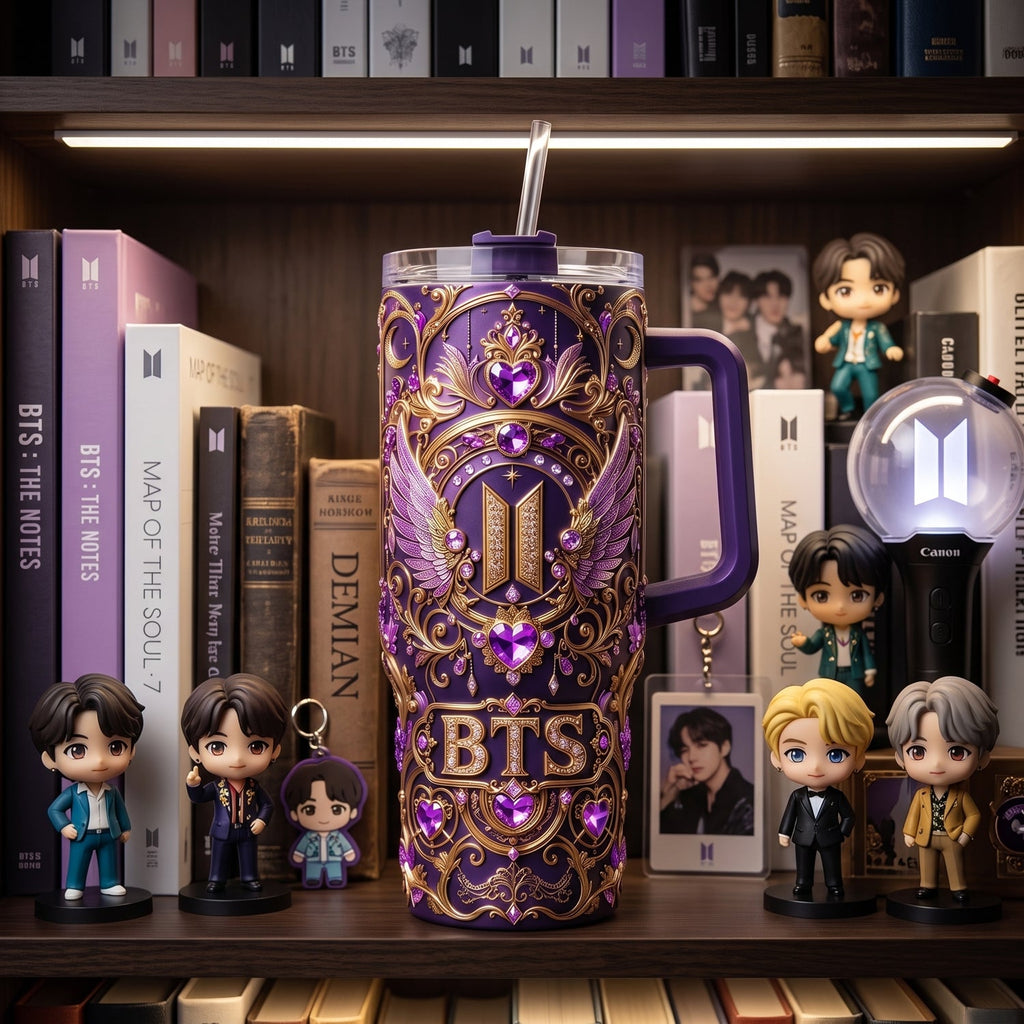 BTS 40oz Tumbler With Handle V2N87