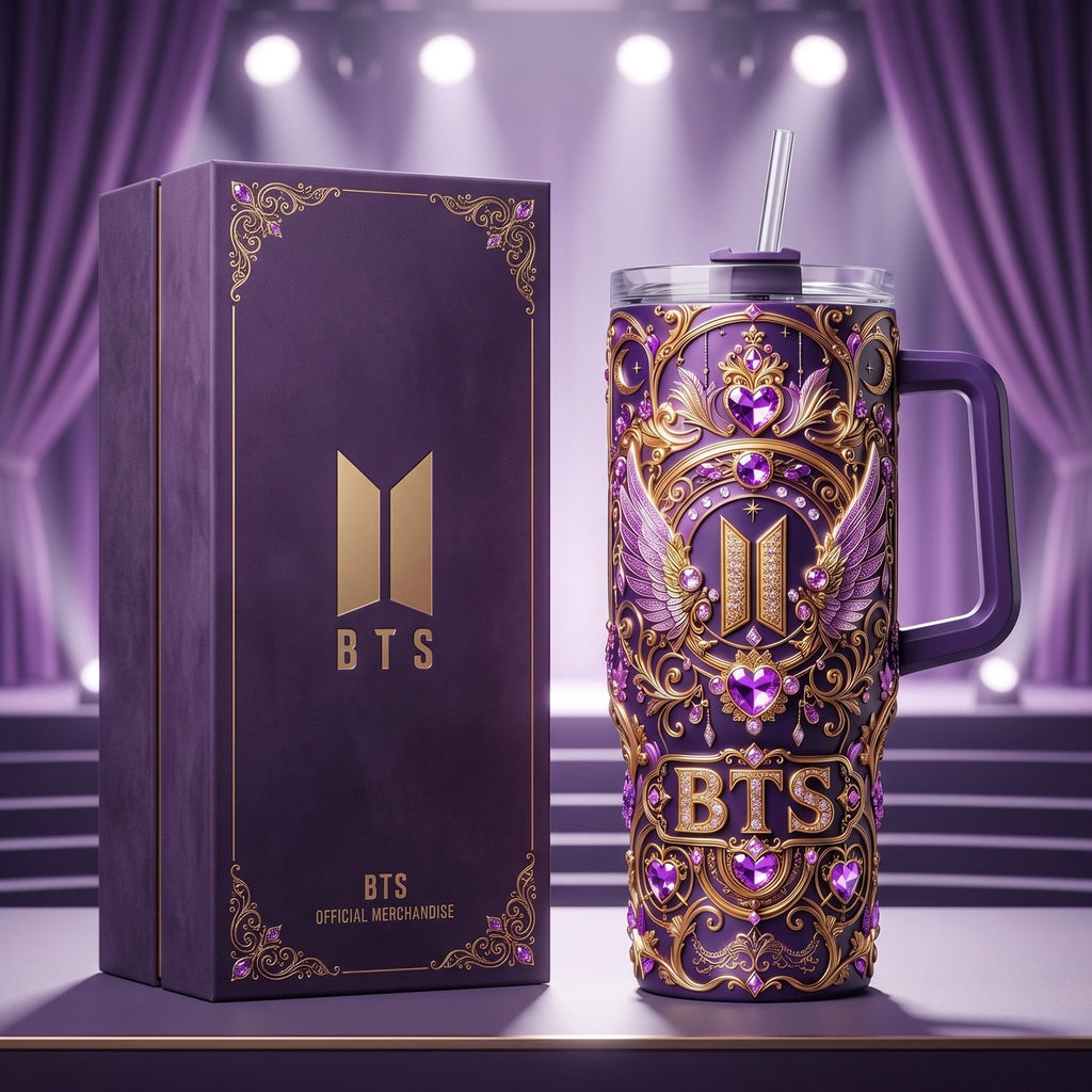 BTS 40oz Tumbler With Handle V2N87