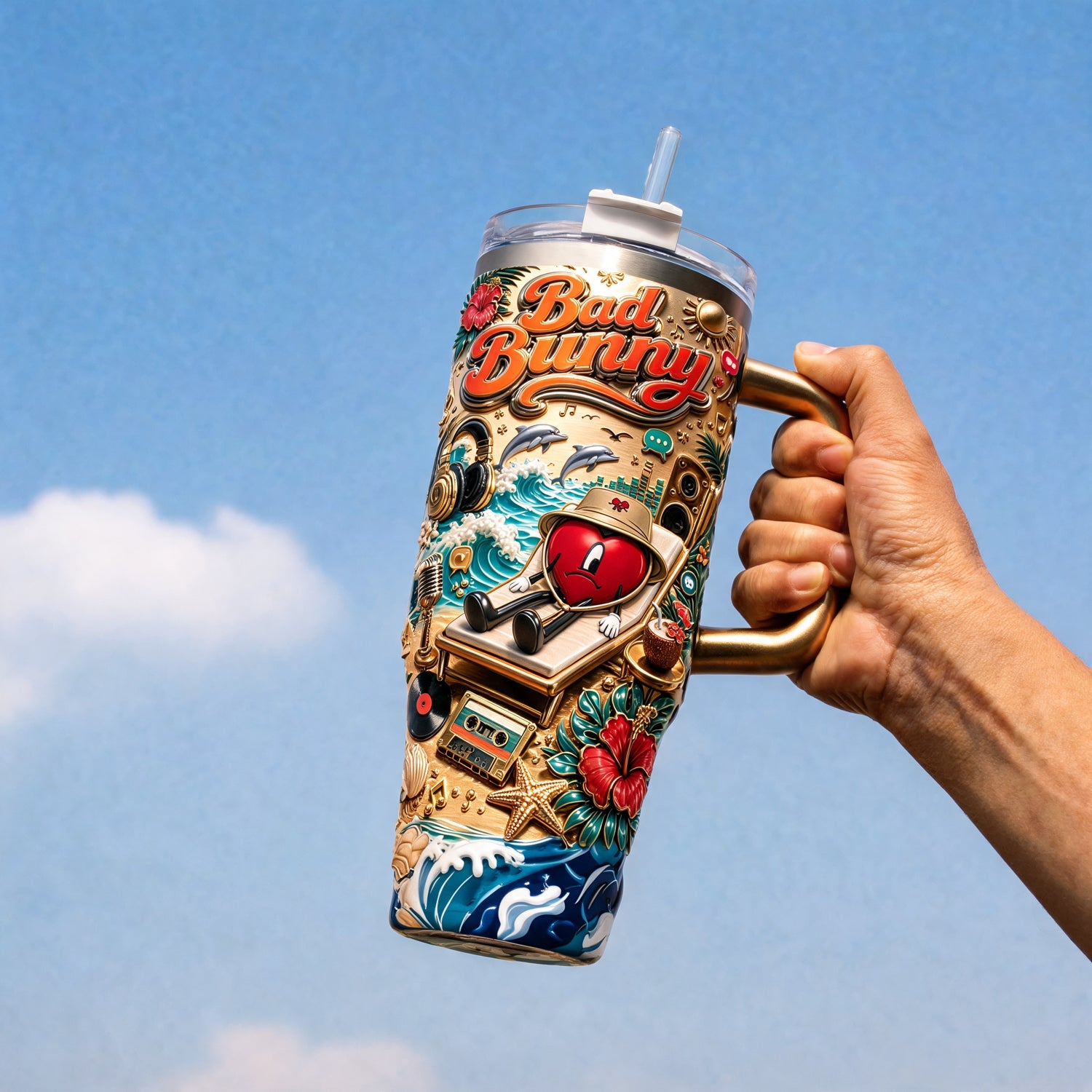BBN Premium 40oz Tumbler With Handle V3N87
