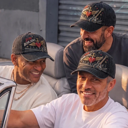 BJO Guitar Skyline Distressed Denim Cap
