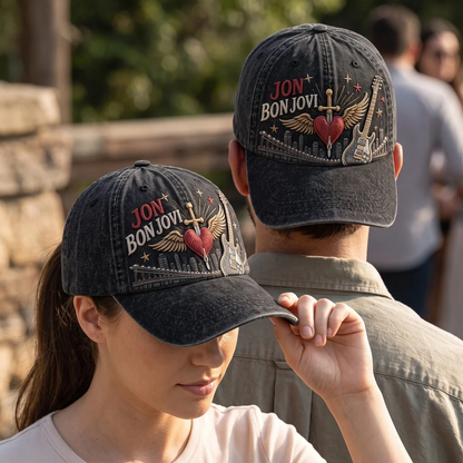 BJO Guitar Skyline Distressed Denim Cap