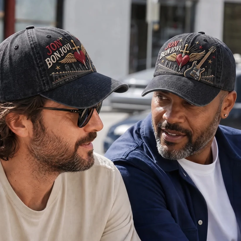 BJO Guitar Skyline Distressed Denim Cap